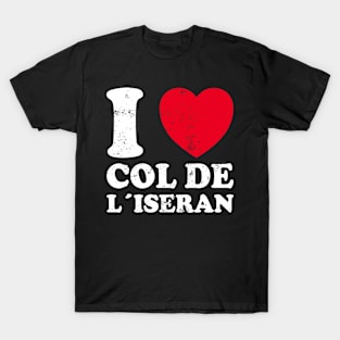 Col De L'Iseran Cycling Bike Souvenir T-Shirt